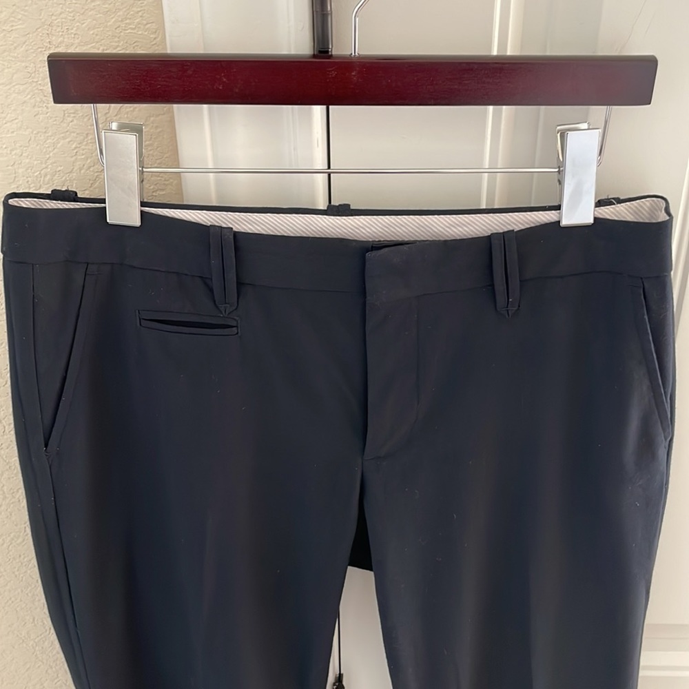 Gap Hip Stretch Viscose Stretch Navy Flare Leg Career Trouser Size 8 Reg…